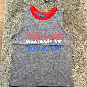 Boys size 18 month okie dokie brand, Heather Gray tank top